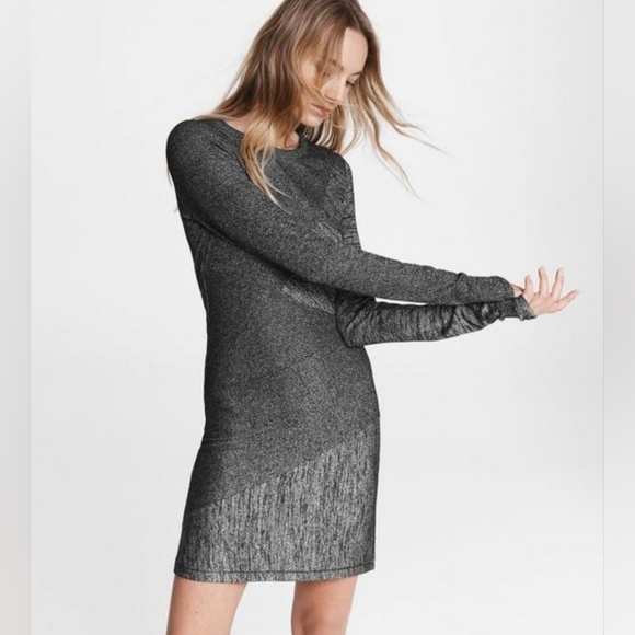New Rag & Bone Knit Tonal Blocked Mini Dress Size S - Picture 2 of 12